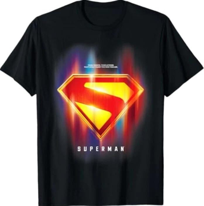 Superman (2025) Glowing Shield Choices T-Shirt XL