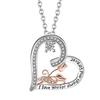 Eternal Heart Delicate Clavicle Necklace For Women Versatile Birthday Gift Elegant Pendant Jewelry Accessory