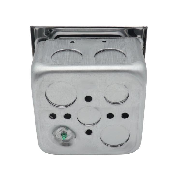 Multipurpose NEMA 14 30R 30A Electrical Receptacle Assembly With Square Metal Box Sliding Covers and Brackets Use