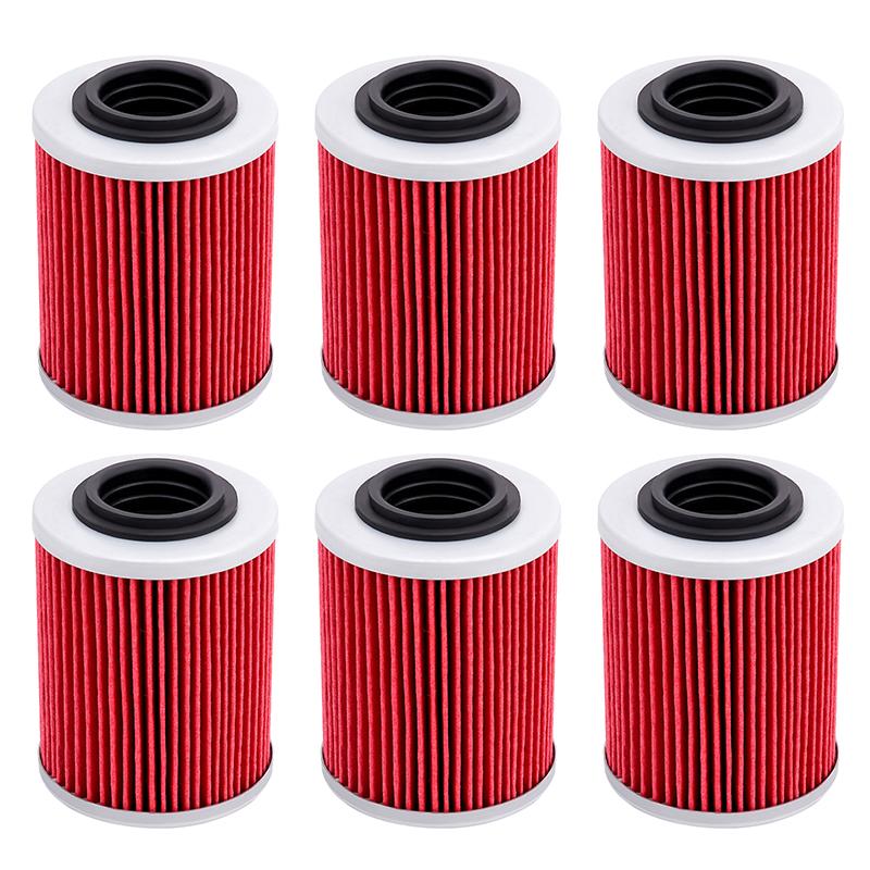 Motorcycle Oil Filters Cleaner For SEA-DOO  Spark 2 3 Up 900 Ryker 600 For Can-Am Maverick X3 420956123 420956120