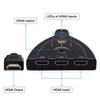 HDMI-compatible Three-Cut-One Pig Tail 3X1 4K*2K HD Converter 3 In 1 Out With Cable HD Video Switcher