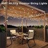 15M Smart LED String Lights App Control Fairy Light Outdoor Christmas Garland Festoon Lamp Garden Party Decor