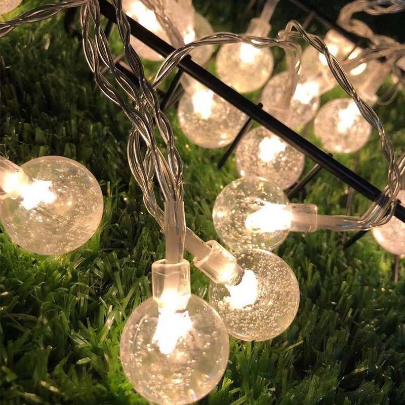 Li Shen Warm White Bubble Ball LED String Lights