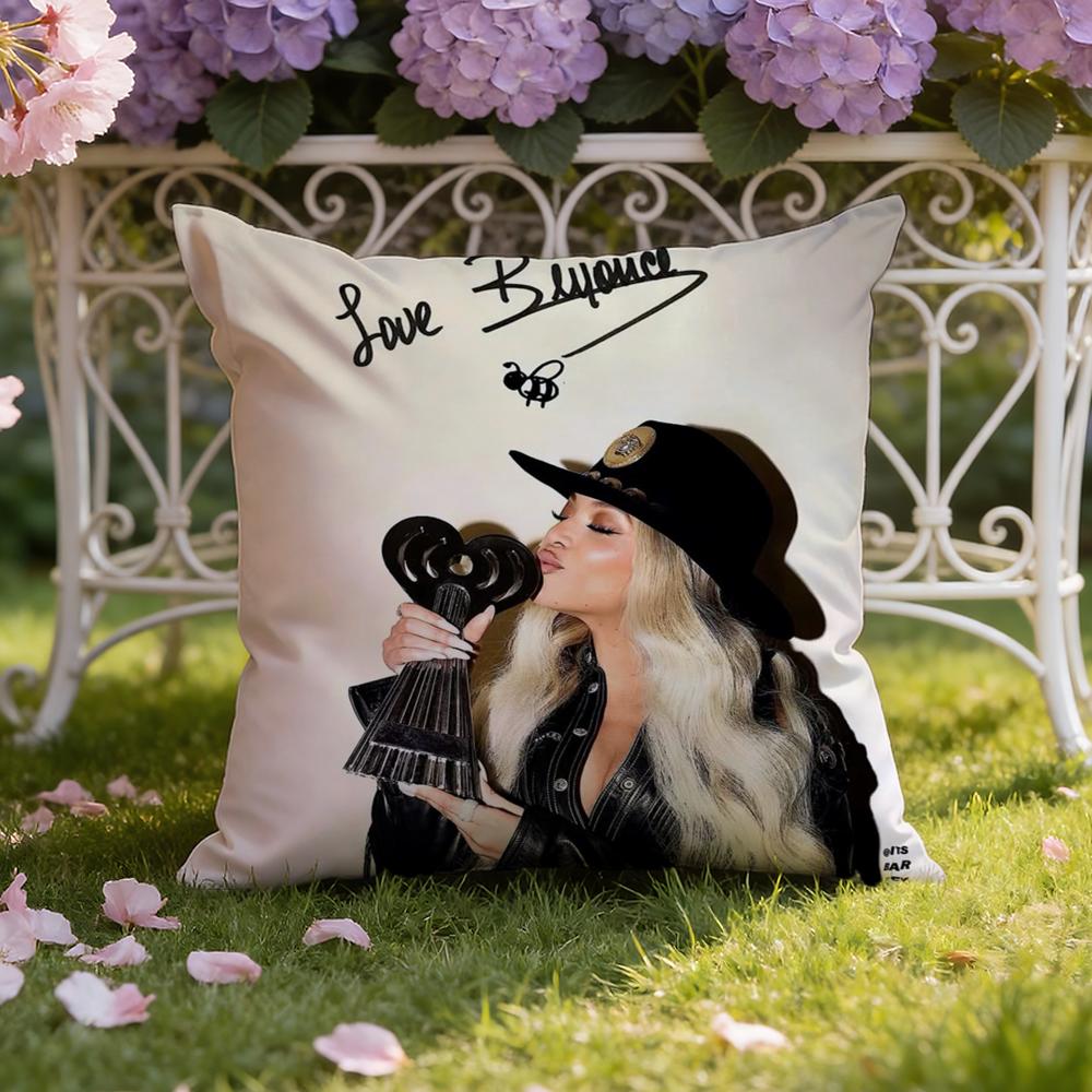 Singer B-Beyonce C-Cowboy Cushion Cover Home & Car Dual-Scene Pillow Cover: Reversible for Premium Comfort
