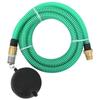 VidaXL Suction Hose with Brass Fittings Green 1.1" 15 M PVC 151049