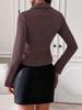 2025 European & American Women's Long Sleeve Button Cardigan Shirt with Turn-Down Collar
