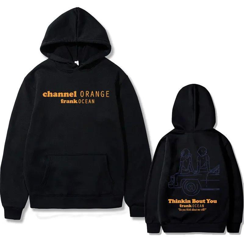 European Size Oversized Hoodie with Gold Rap Pattern