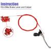 Mini Bike Brake Lever Kit + Mini Bike Brake Caliper Replacement For Coleman CT100U CC100X Baja DB30 Motovox MBX10 MBX11 MMB80 MMB105 79Cc 97Cc 100Cc