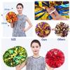 25cm Kids Game Pom Poms PET Come On Props Cheap Practical Cheerleading Multicolors Sports Match Vocal Ball Club Supplies