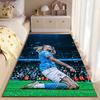 Sports Area Rug, Erling Haaland Manchester City Blue Kneeling Celebration Poster, Fan Cave Decor, Non-Slip Mat