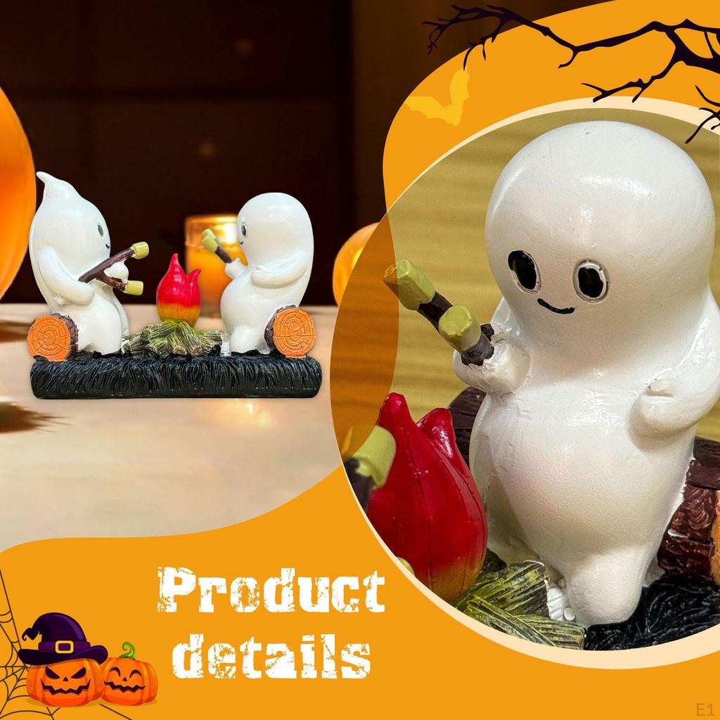 Bål Statue Skulptur Resin Håndverk Miniatyr Figur Skrivebordsornament for Bord Midtpunkt