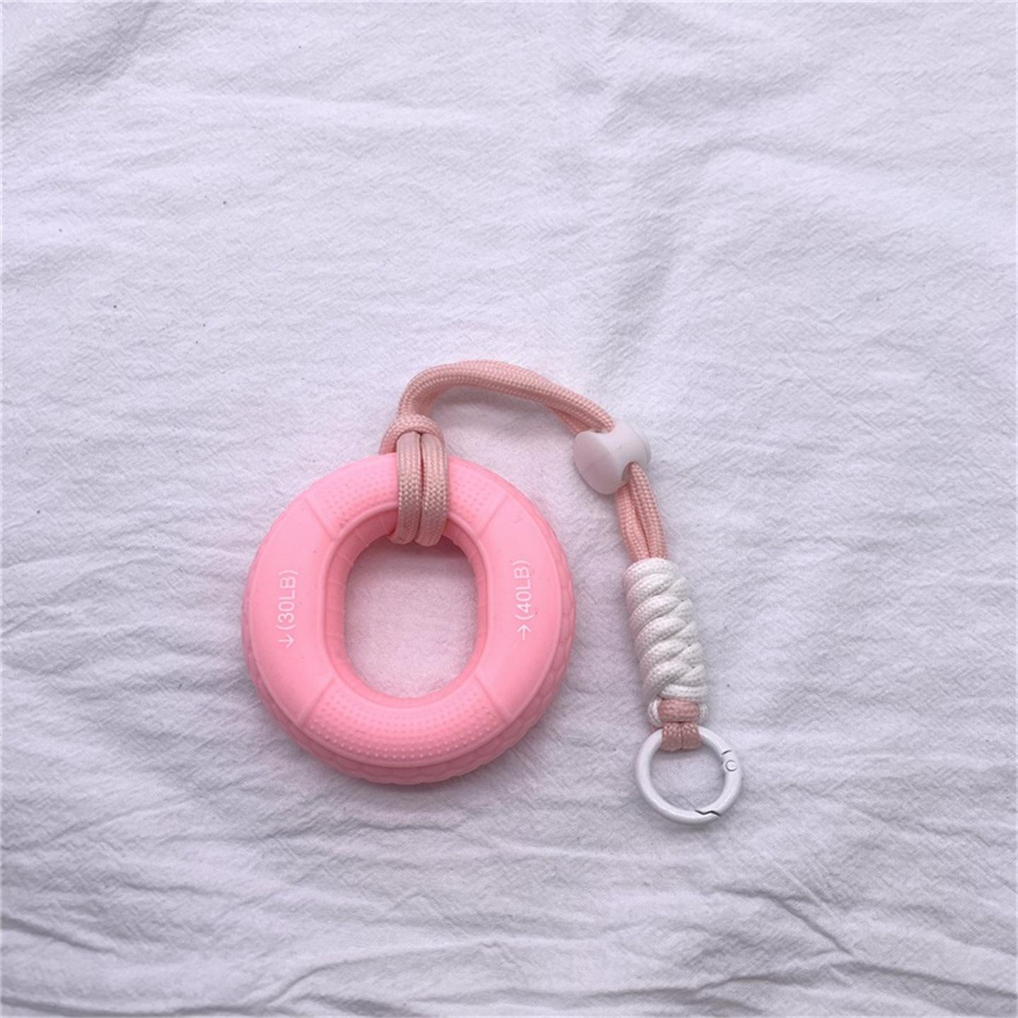Hobby Gripper Ring Keychain: Creative Fitness Pendant & Couple Bag Ornament