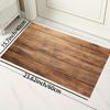 Luxuriöse Küchenmatte mit Holzmaserungsmuster, weich, verdickt, wasserdicht, rutschfest, ölbeständig, Bodenmatte, Läufer