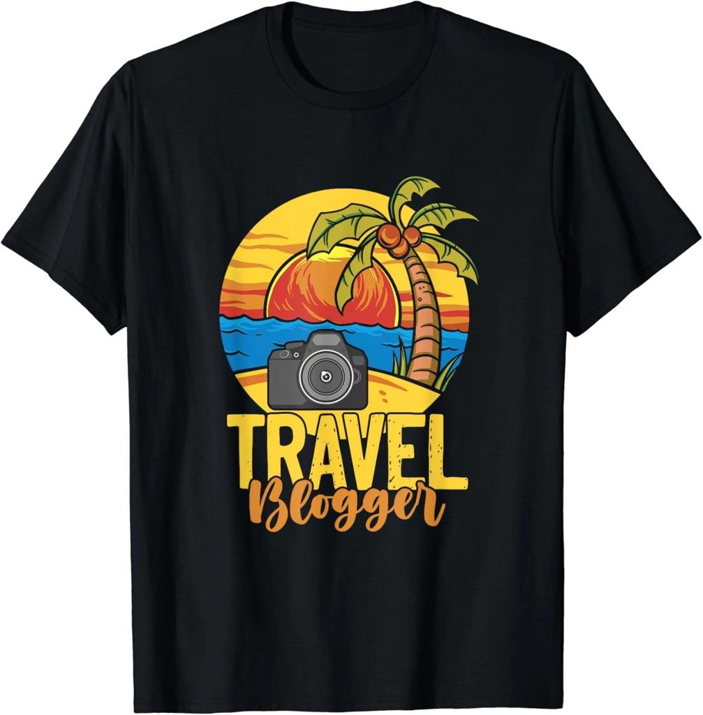 Travel Blogger Blogging Vlogging Blog Traveler BloggerGift Unisex T-Shirt