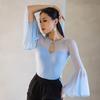 Tuta da ballo latina standard nazionale abbigliamento da ballo da donna con scollo rotondo allenamento body da ballo moderno jazz per donne