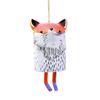 Ceramic Wind Hanging Ornament Animal Shaped Bell for Indoor Outdoor Garden Home Decor Porch Patio