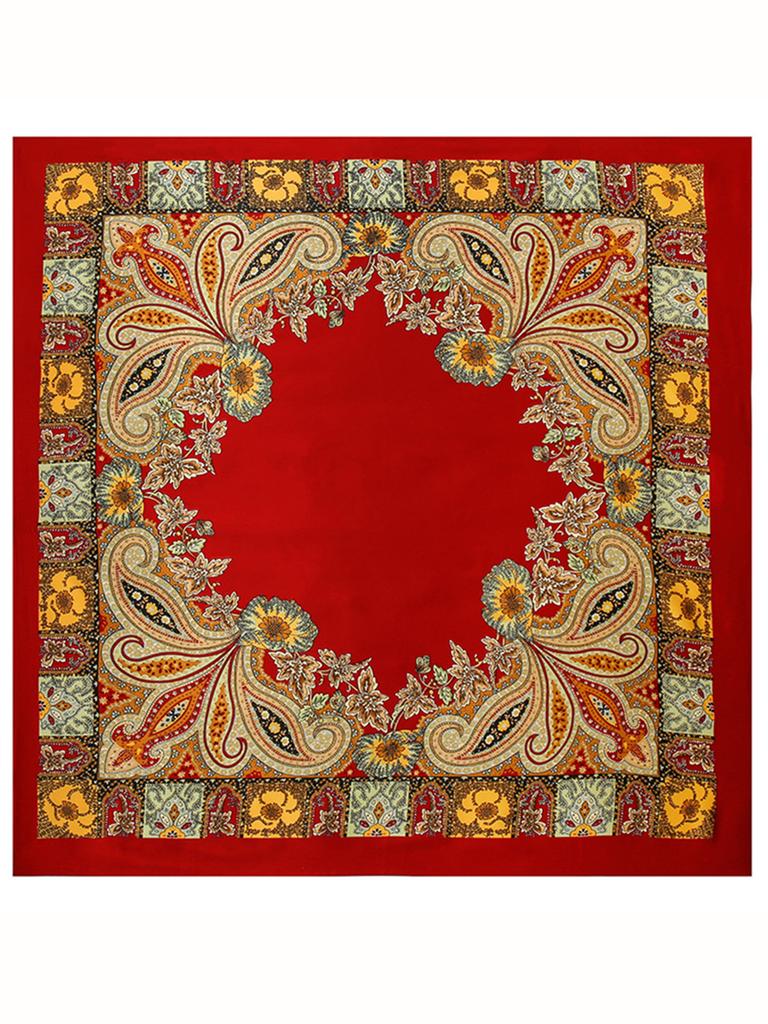 Eșarfe Pătrate de Mătase Femei Hijab Șaluri Print la Modă Batistă Femme Eșarfă de Cap Foulard Bandană Pareo de Plajă 90*90cm