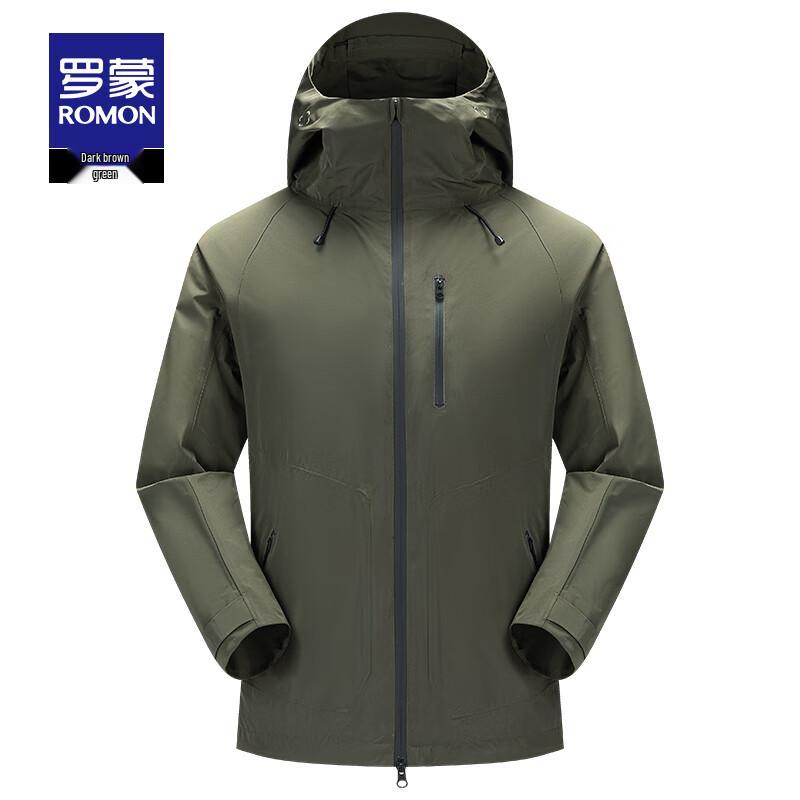 ROMON Unisex Casual Hooded Jacket