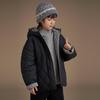 Hacikis Kids' Vintage Japanese-Style Hooded Padded Winter Jacket