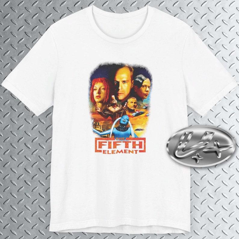 5 th Ele. kids T-Shirt, y2k Movie tee, Futuristic shirt, Retro Film Shirt, Cyberpunk Aesthetic, Y2k Tee 160