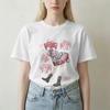 Sängerin Kasane Teto Anime T-Shirt Für Unisex Unisex Vintage Reines Baumwoll-T-Shirt Rundhals Kurzarm T-Shirt Geschenkidee Kleidung