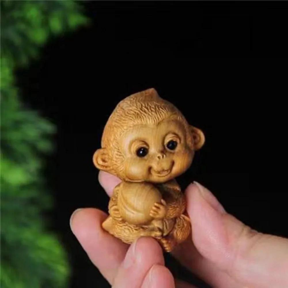 Twelve Zodiac Wood Carving Twelve Zodiac Wooden Zodiac Mini Wood Carving Wood Carving Miniature Ornaments Small Animal Cute
