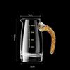 Dispenser Measuring Pot Wine Bottle Gold Foil Lead-Free Crystal Glass Sake Small Container Wine Cup 100Ml Liquor