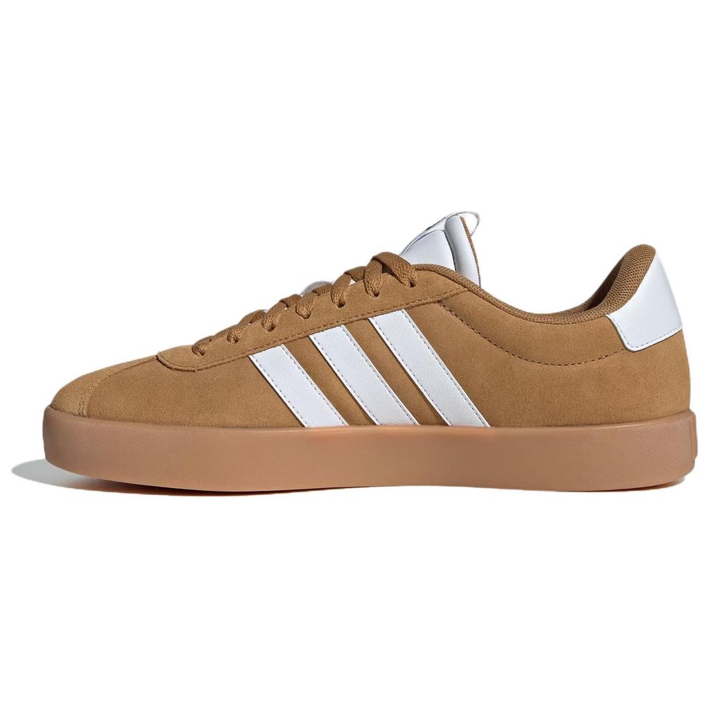 Adidas Vl Court 3.0 Comfortable Versatile Shock Absorbing Durable Low Top Skate Shoes Unisex Sneakers Brown ID9183