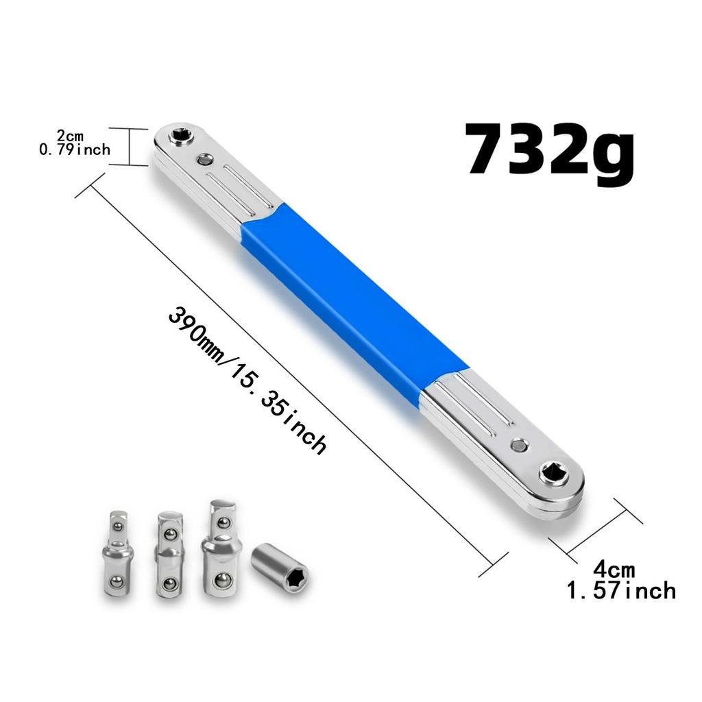 15-inch Extension Wrench for Confined with Drive Adapters