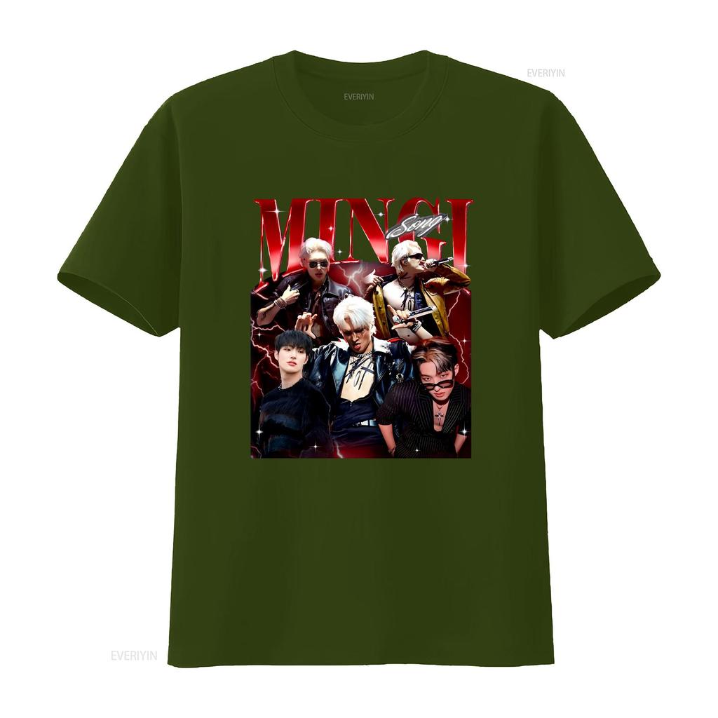 Limited Mingi Kpop T Shirt Vintage Fan Retro 90s Bootleg Merch Vintage Unisex Fashion Streetwear