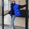 Damen Herbst und Winter Weste Damen Stehkragen geflochtene Weste Oberbekleidung Mode lose Weste Jacke ärmellos 5 Farben
