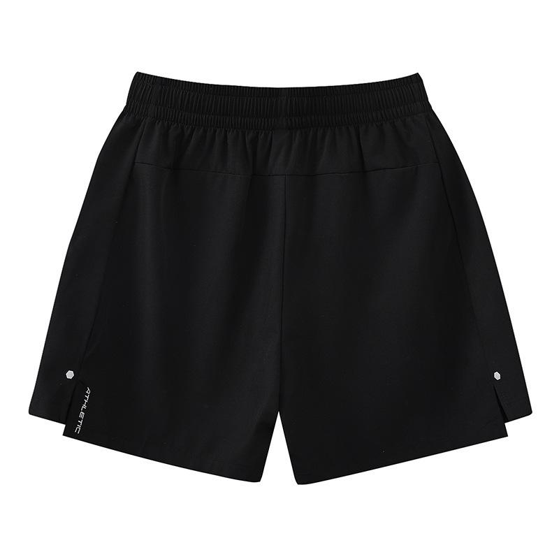 2024 Men's American Style Quick-Dry Reflective Running Shorts, Three-Quarter Length Fitness Pants