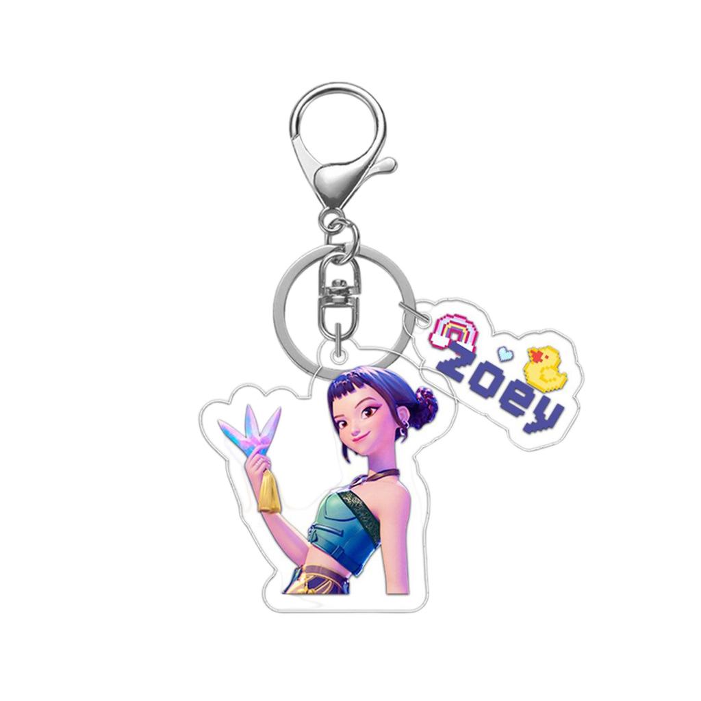 Acrylic Keychain Pendant Student School Bag Cute Decoration Small Gift