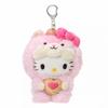 Cute Big Squirrel Tail Plush Toy Keychain Kawaii Cookie Squirrel Series Fluffy Melody Kuromi Kitty Cat Doll Stuffed Toy