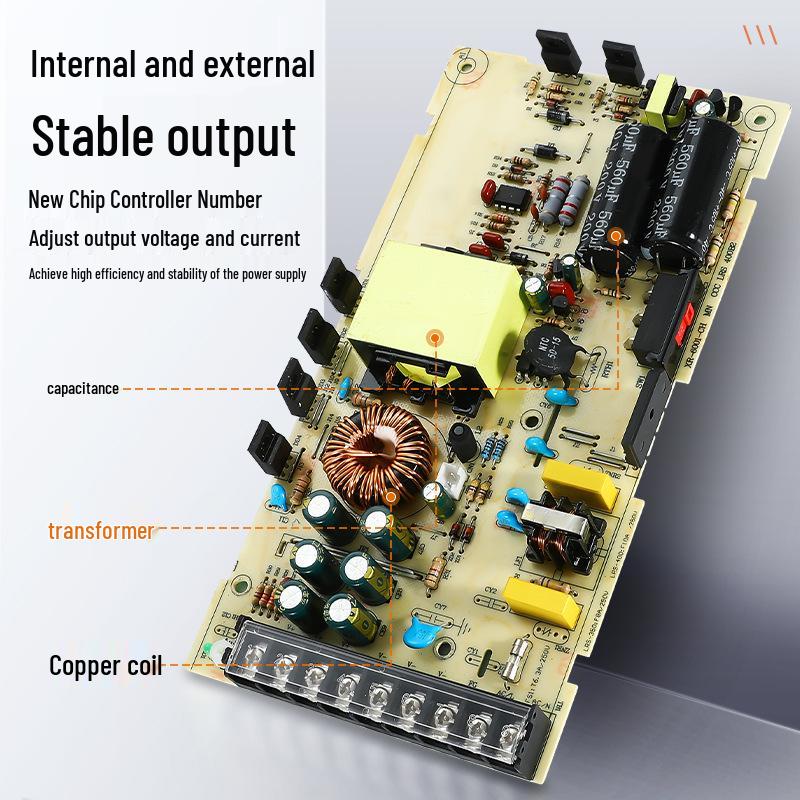LRS Ultra-thin Switching Power Supply Transformer 220V to 12V/24V DC, Available in 35W/50W/100W/250W/600W Variants