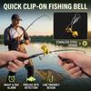 5/10Pcs Metal Clip-On Fishing Rod Bell Anti-Throwing Design Fishing Tackle Accessory  Night Fishing