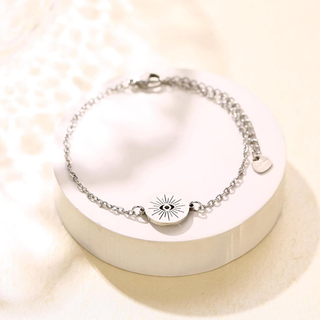 Stainless Steel Animal Fruit Bracelet - Kitten, Puppy, Strawberry Design