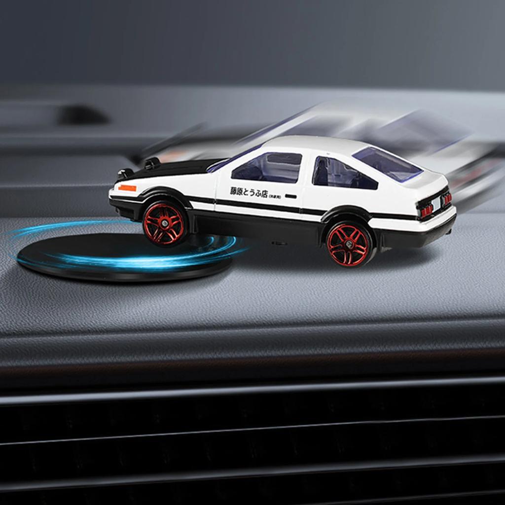 Car Ae86 Drift Rotating Ornaments Auto Dashboard Turning Ae86 Racing Model Deco Car Interior Classic Center Console Decoration