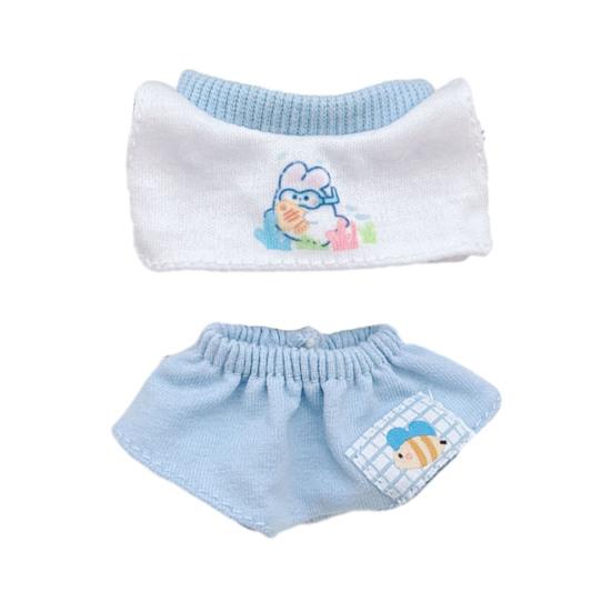 

Набор одежды для куклы Футболка и шорты для 17-сантиметровых кукол La Bubu Ручная работа Стильный наряд Одежда для куклы Подарок для коллекционеров кукол синий