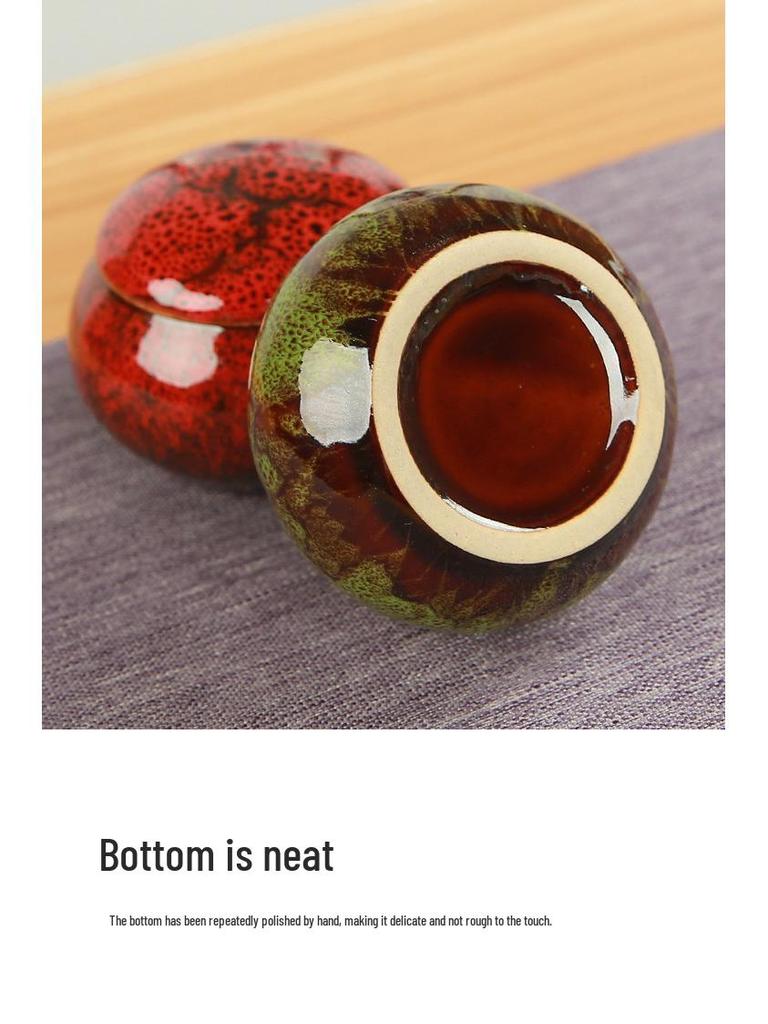 Rock Mountain Mini Sealed Tea Caddy & Makeup Dispenser: Scented Powder Bottle, Face Cream, Lipstick, Rouge Powder Box