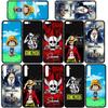 Phone Case for iPhone 17 15 16 Plus Redmi Note 14 12 11 13 Pro Max Huawei P30 P20 Lite OPPO A60 A40 A80 A18 A16 Red Hair Luffy One Piece Shanks Cover