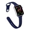 Slim Waist Silicone Watch Strap for Apple Watch Series 1-12, Ultra 1-3, SE3