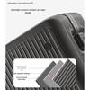 OIWAS OCX6672A Aluminum Frame Hardshell Luggage