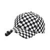 Fashion Hat New Creative Checkerboard Baseball Cap Men's and Women's Trend Casual Outdoor Sunscreen Visor Cap Curved Edge Cap