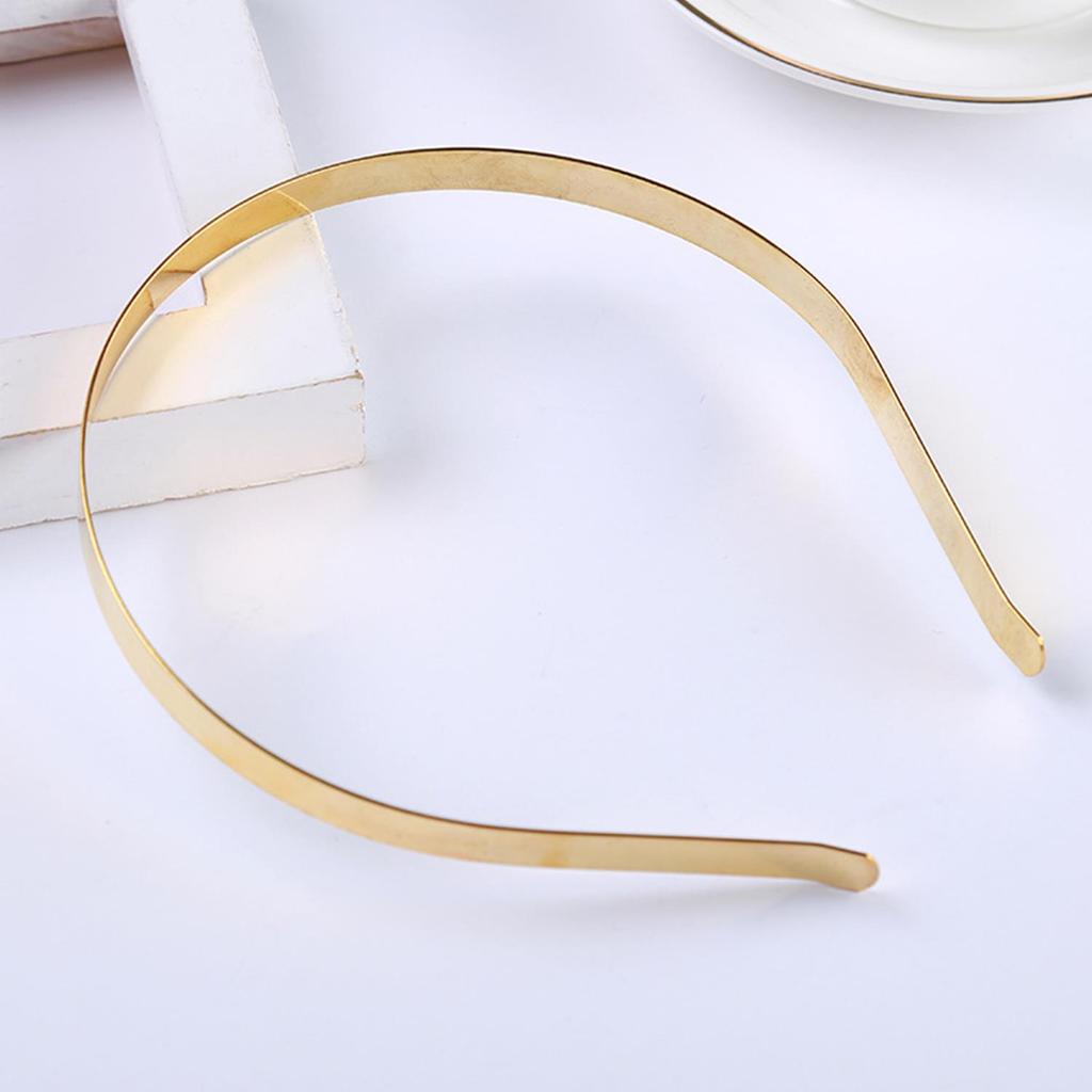 סרטי ראש מפלדת אל-חלד חישוק מתכת חלק לשיער רצועת שיער מתאימה לכל לנשים נערות זהב כסף שחור אביזרי שיער כיסויי ראש