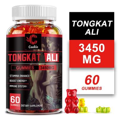 Ζελεδάκια Εκχυλίσματος Tongkat Ali, 3450mg, ενισχύουν την ενέργεια και υποστηρίζουν την ανοσολογική υγεία.