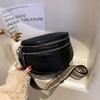 Retro breiter Schultergurt Bauchtasche modische und beliebte einzelne Schulter Damen Tasche schräge vielseitige atmosphärische Brusttasche