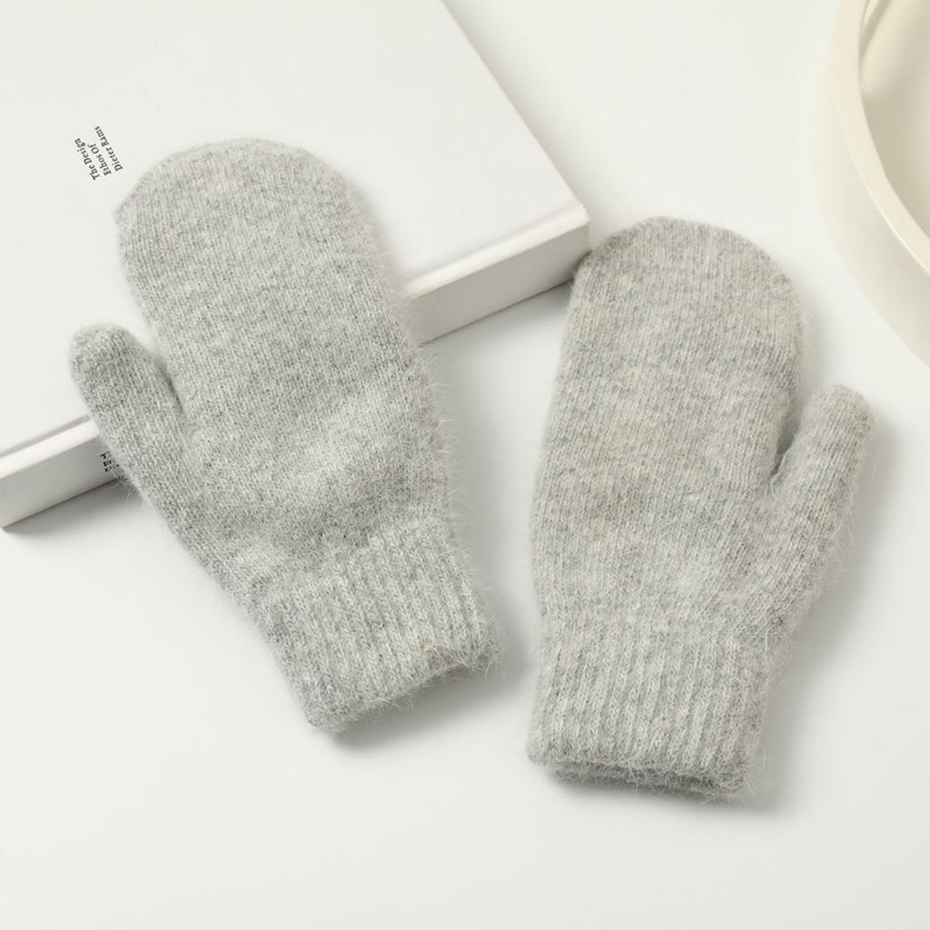 Women's, Full Finger Gloves, Velvet Gloves, Thick Gloves, Couple Gloves, Knitted Gloves, Warm Gloves, Soft, Breathable Gloves