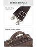 Lion Leiden Vintage Genuine Cowhide Leather Crossbody Shoulder Bag for Men