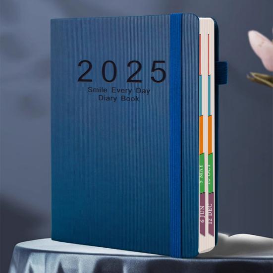 Tagesplaner 2025, eine Seite pro Tag, Jan.-Dez., A5, Tagesplaner 2025